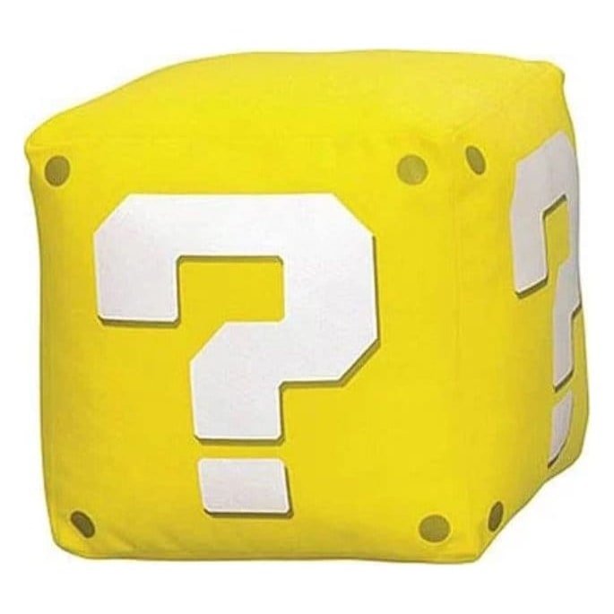Super Mario peluche Point d'interrogation 12 cm