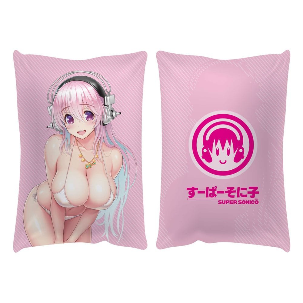 Super Sonico oreiller Super Sonico Swimsuit Version 50 x 35 cm - type-coussins