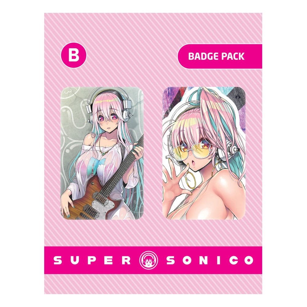 Super Sonico pack 2 pin's Set B - super-sonico - Goodies