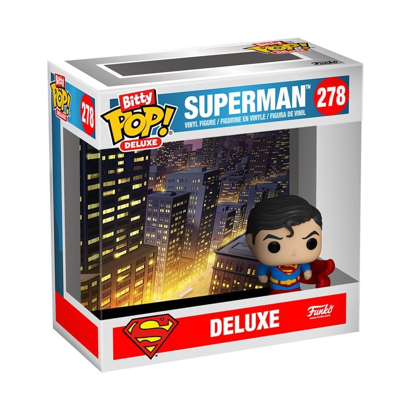 Superman Display (12) pack 4 figurines Bitty POP! Deluxe Vinyl Superman(Gargoyle - superman - Goodies