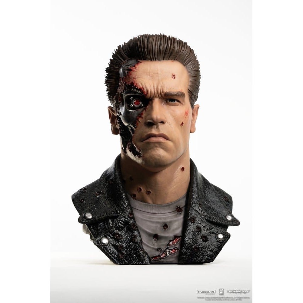 Terminator 2 Replik 1/1 T-800 Model 101 Battle Damaged Art Mask 47 cm - Terminator
