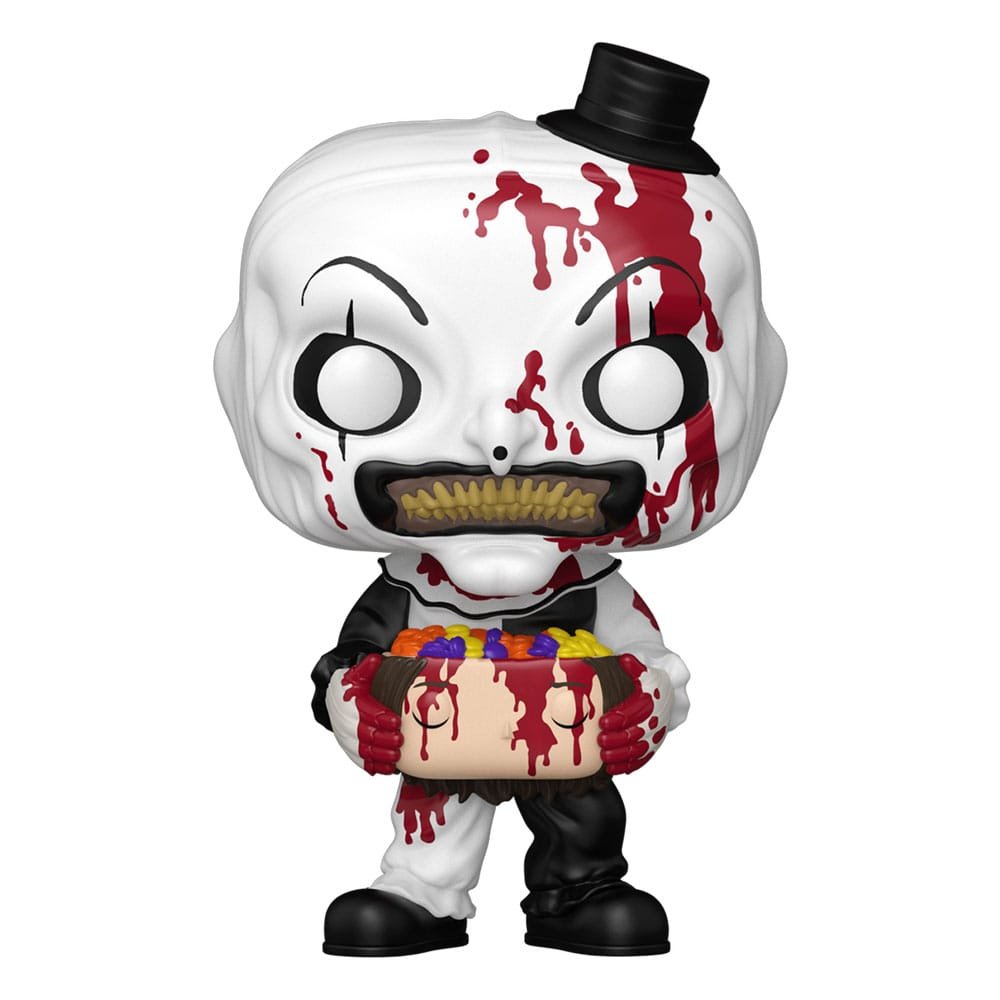 Terrifier 2 POP! Movies Vinyl figurine Art the Clown with Candy Filled Head 9 cm - Terrifier
