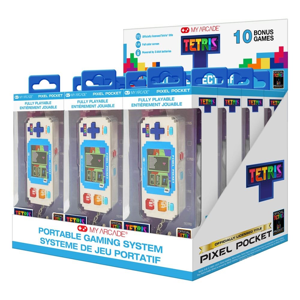 Tetris Mini Console de jeu portable Pixel Pocket Display (12) - Tetris