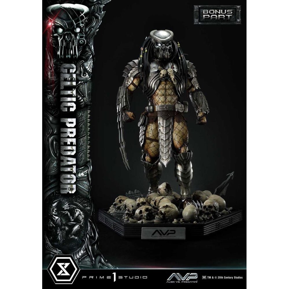 The Alien vs. Predator statuette Museum Masterline Series 1/3 Celtic Predator Bo - Alien vs. Predator