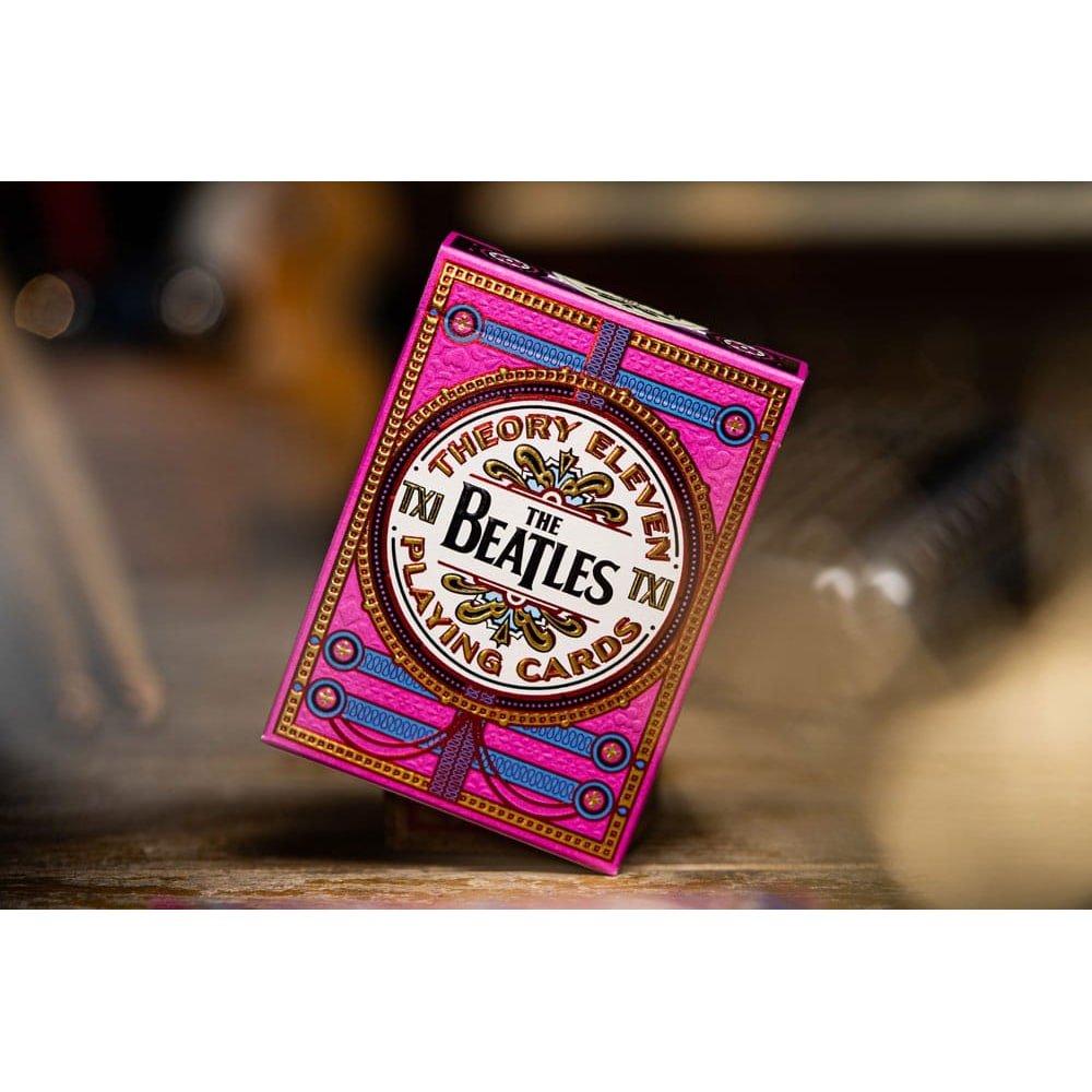 The Beatles jeu de cartes à jouer Pink Version - The Beatles