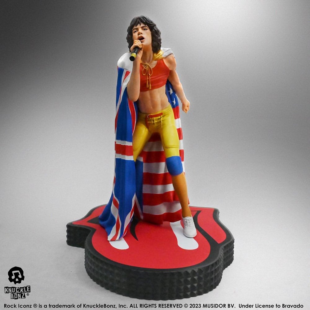 The Rolling Stones statuette Rock Iconz Mick Jagger (Tattoo You Tour 1981) 22 cm - The Rolling Stones
