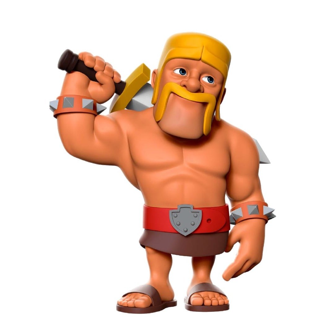 The World of Clash figurine Minix Clash of Clans Barbare 12 cm - Clash of Clans