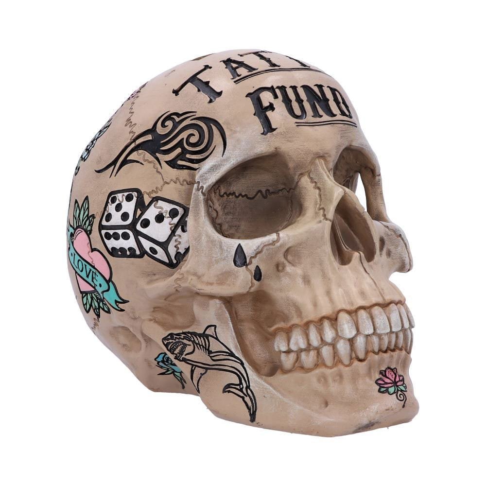 tirelire Skull Tattoo Fund - type-tirelires