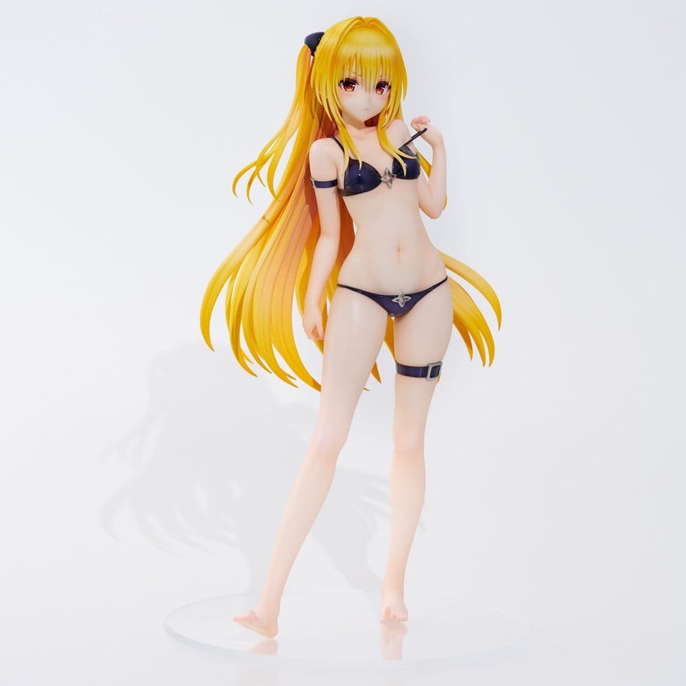 To Love Ru Darkness figurine PVC 1/4 Swimsuit Series Golden Darkness 39 cm