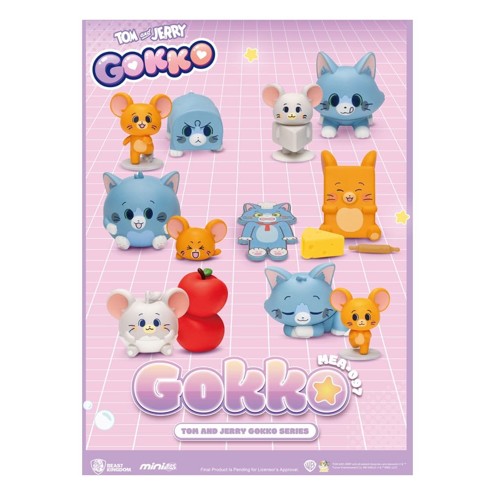 Tom & Jerry Gokko Series Figurines Blind Box (6) - Tom & Jerry