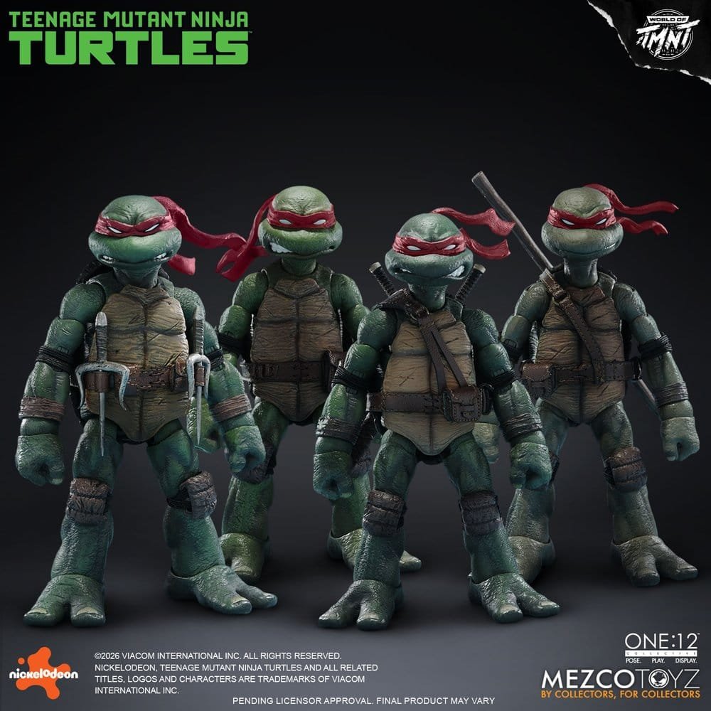Tortues Ninja One:12 Collective figurines 1/12 Boxed Set 17 cm - type-action-figures-30-cm