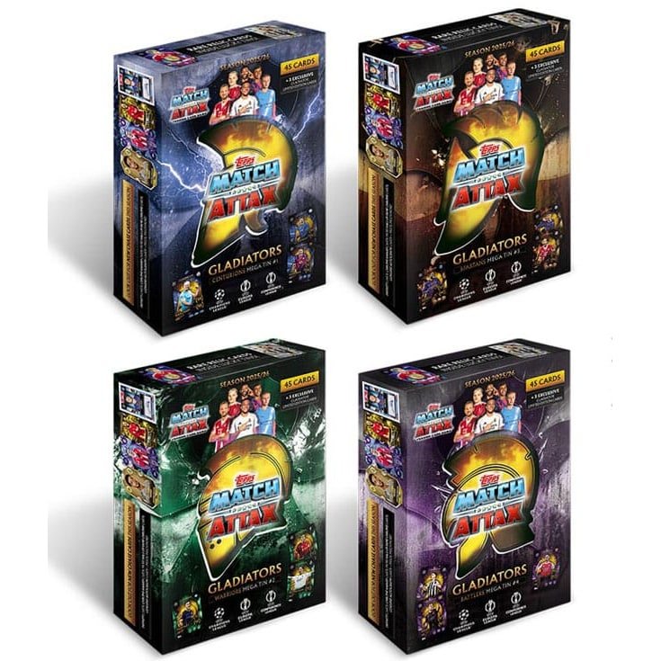 UEFA Champions League Match Attax cartes à collectionner 2025/26 Mega Tin *ALLEM - football - Goodies