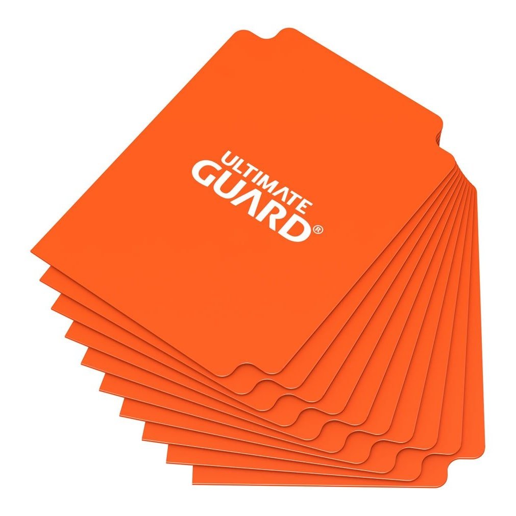 Ultimate Guard Card Dividers Standard Size (10) - Orange - type-accessoires-pour-cartes