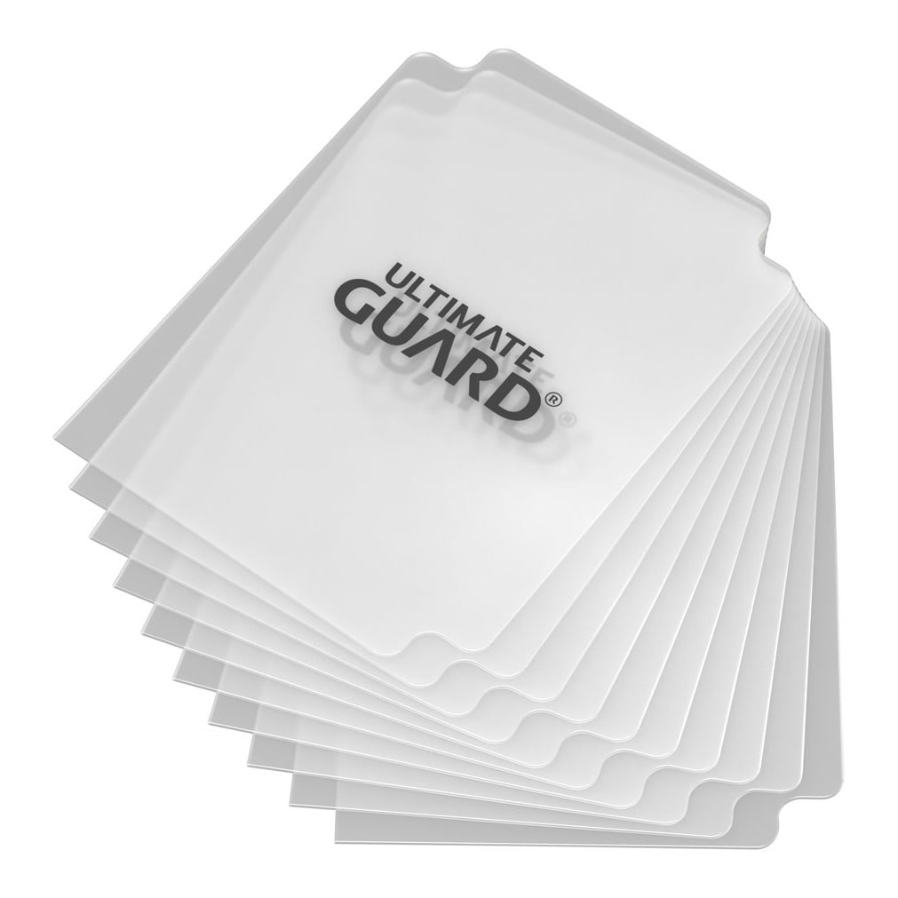 Ultimate Guard Card Dividers Standard Size (10) - Transparent - type-pochettes-pour-cartes-taille-standard