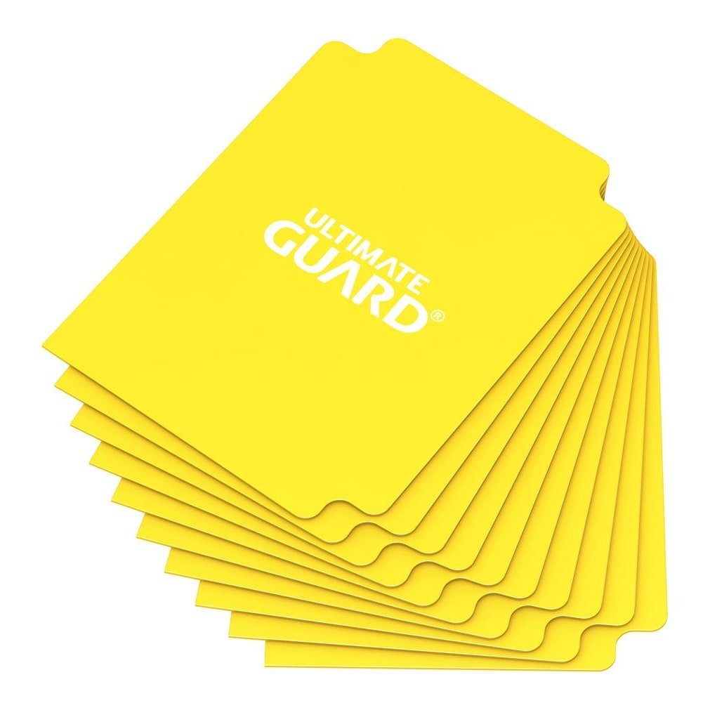 Ultimate Guard Card Dividers Standard Size (10) - Yellow - type-accessoires-pour-cartes