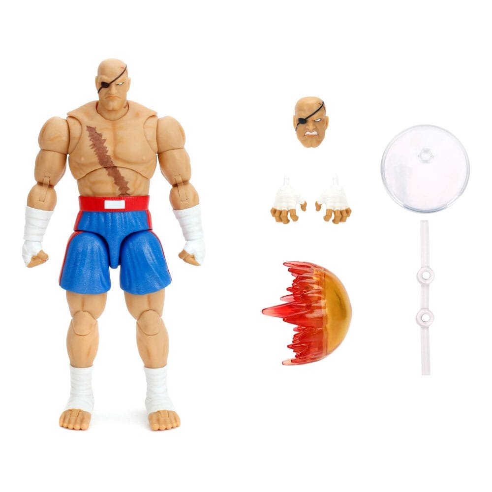 Ultra Street Fighter II: The Final Challengers figurine 1/12 Sagat 19 cm - Street Fighter