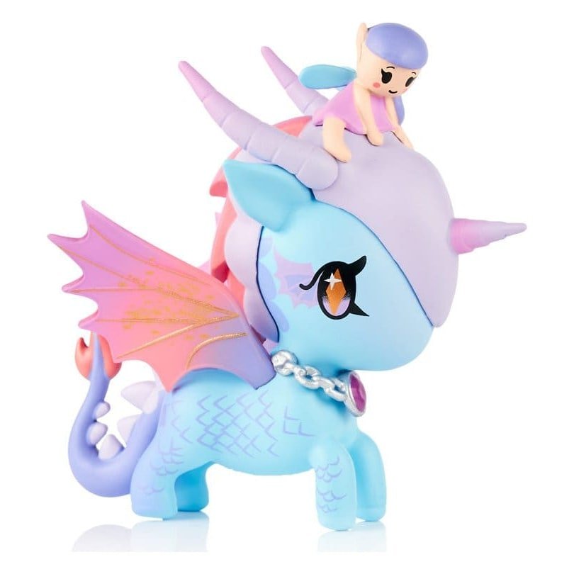 Unicorno Window Box figurine Mystical Dragon Line Fairy Dragon 8 cm - Unicorno