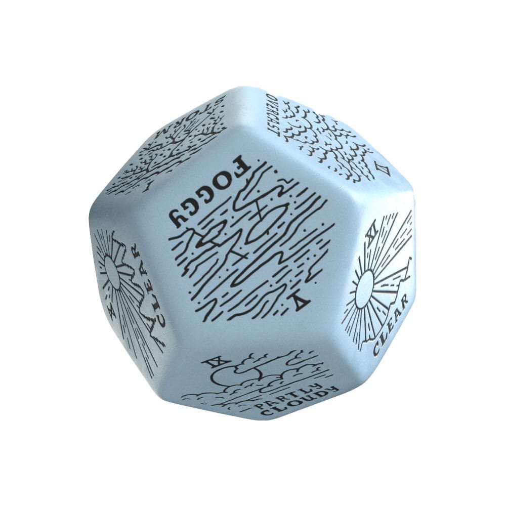 Viridian Jumbo dé Weather Generator Die D12 Bleu - Viridian