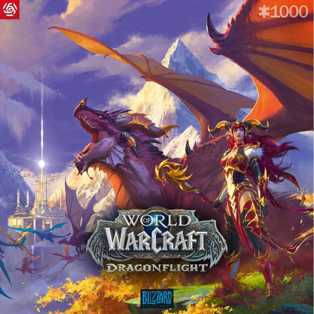 World of Warcraft puzzle Gaming Dragonflight Alexstrasza (1000 pièces) - type-puzzles