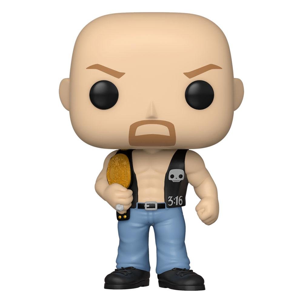 WWE POP! Vinyl figurine SC Steve Austin w/Belt 9 cm - WWE