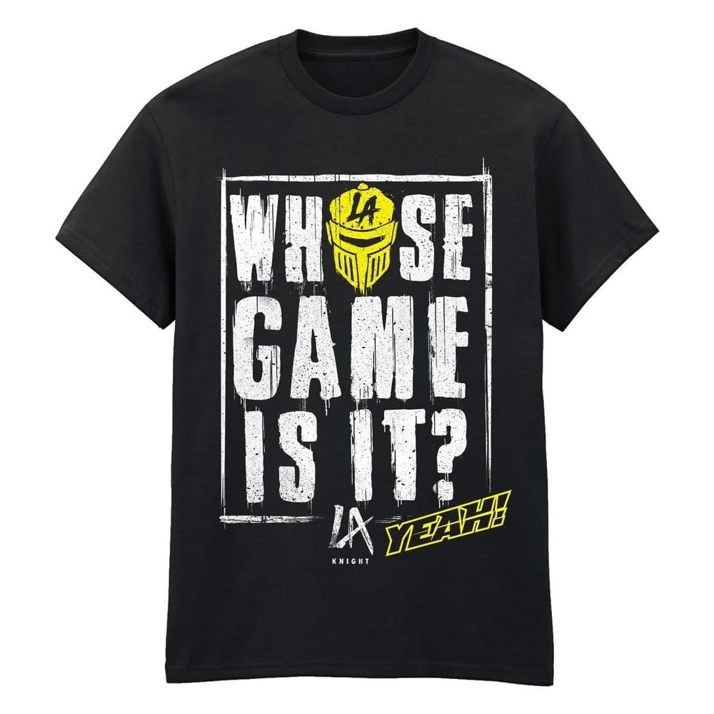 WWE T-Shirt Who's Game Is It Black (S)