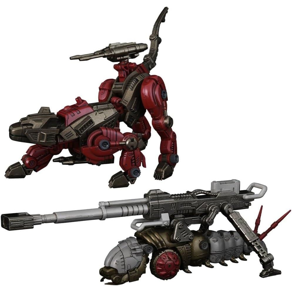 Zoids pack 2 figurines 1/100 Plastic Model Kit RMZ-010 Canoly Molga & Hell Cat B - zoids - Goodies