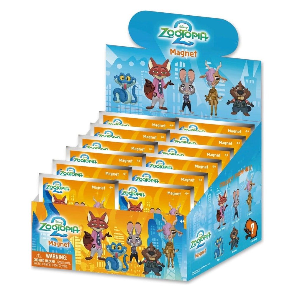 Zootopie 2 Blind pack aimants Series 1 Display (12)