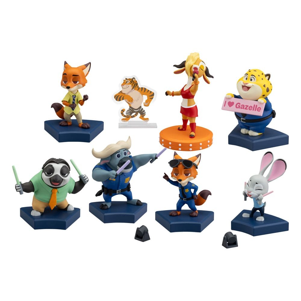 Zootopie assortiment figurines Mini Egg Attack Blind Box Concert Series 8 cm (6) - Zootopie
