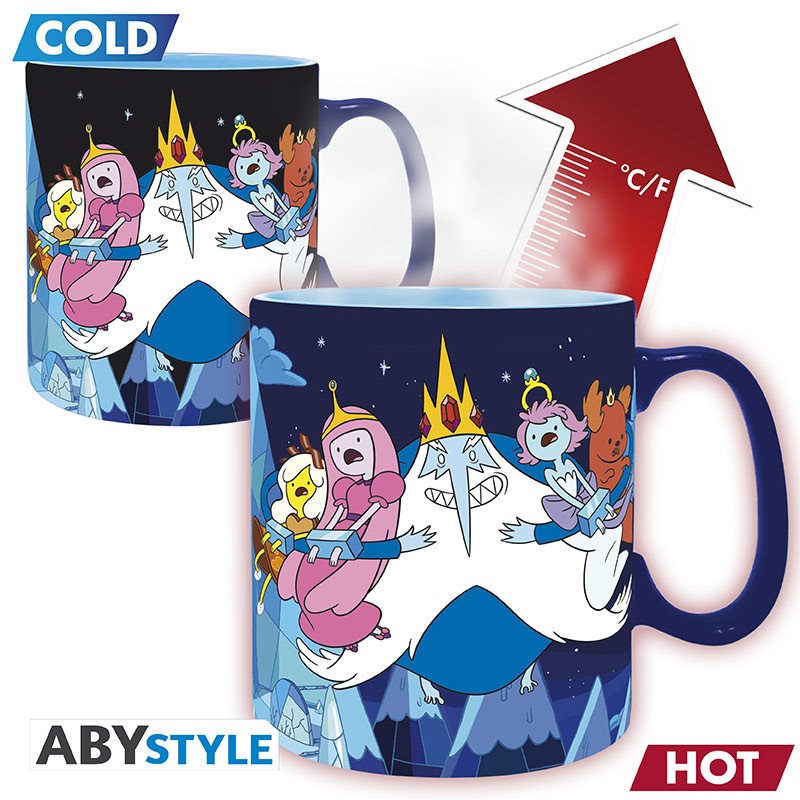 ADVENTURE TIME - Mug Heat Change - 460 ml boîte carton - cat-mugs-gouter