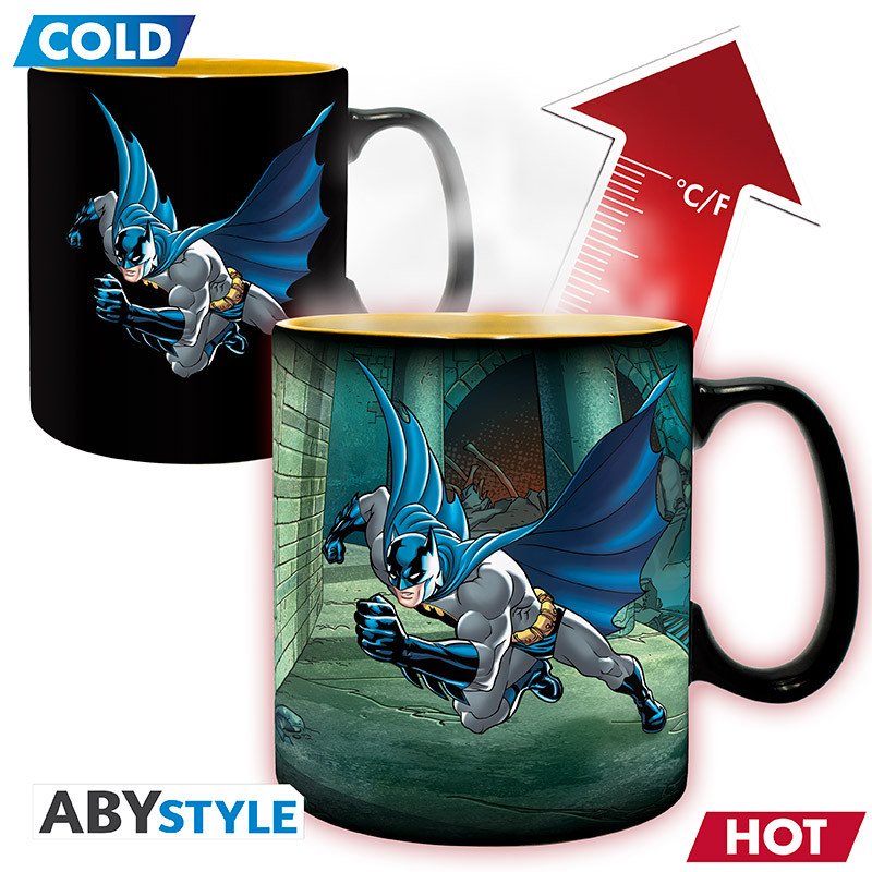 DC COMICS - Mug Heat Change - 460 ml -"Batman & Joker"-carton - type-mugs-tasses