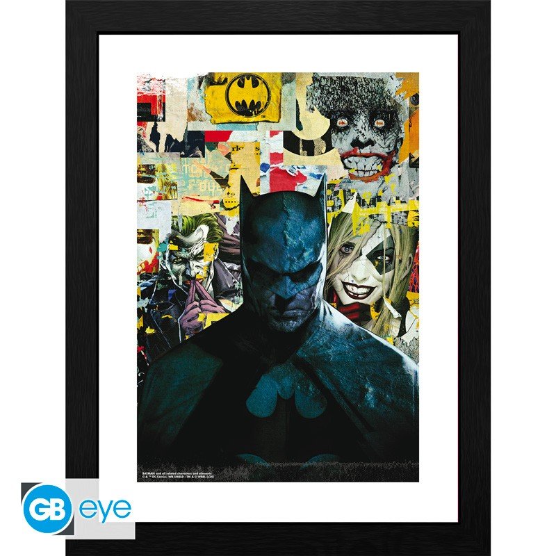 DC COMICS - Tirage encadré "Batman" (30x40) - cat-goodies