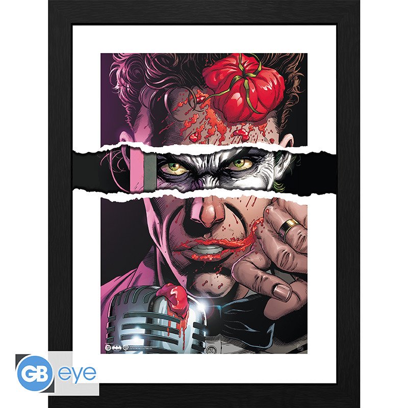 DC COMICS - Tirage encadré "Le Joker" (30x40) - cat-goodies