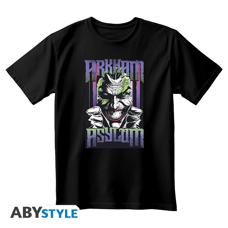 DC COMICS - Tshirt noir unisexe - Joker - type-t-shirts