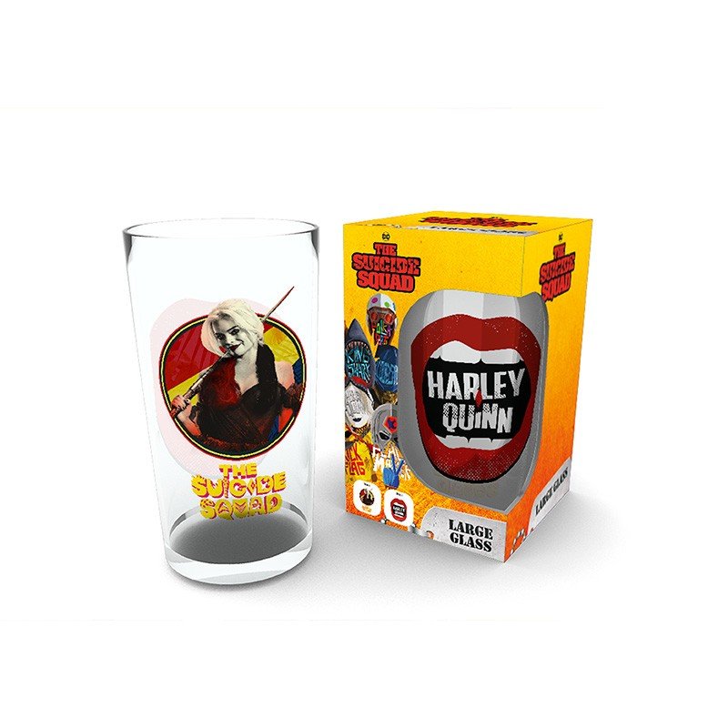 DC COMICS - Verre XXL - 400 ml - Harley Quinn - boîte - type-verres-sous-verres