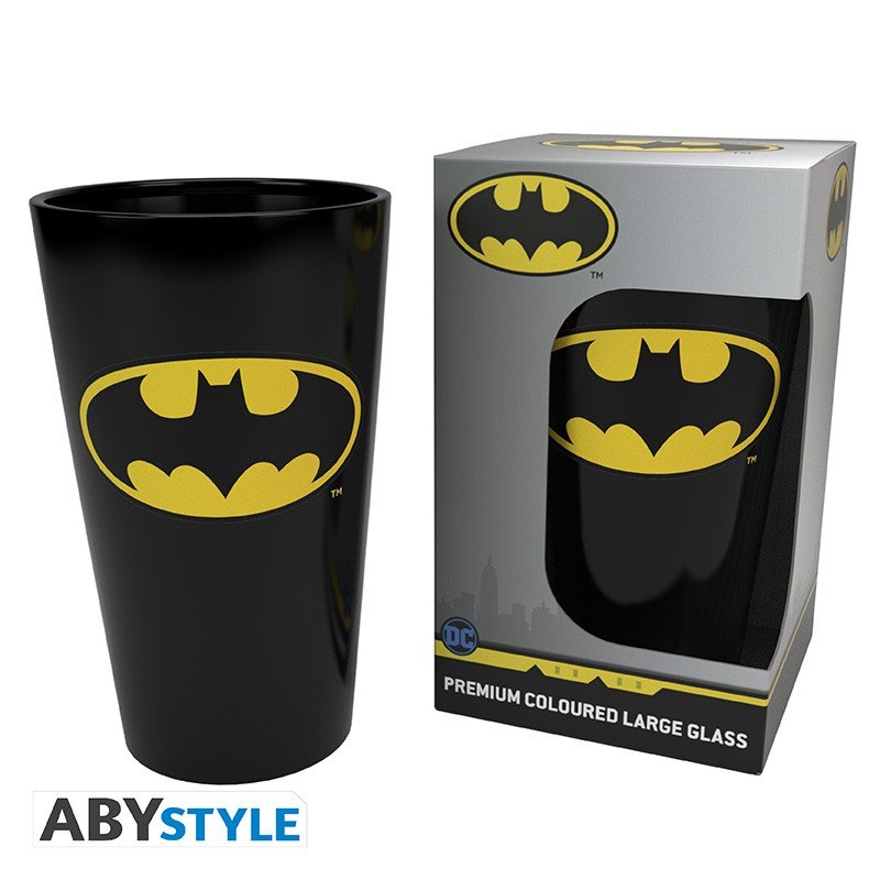 DC COMICS - Verre XXL - 400 ml - Symbole Batman - boite - type-verres-sous-verres