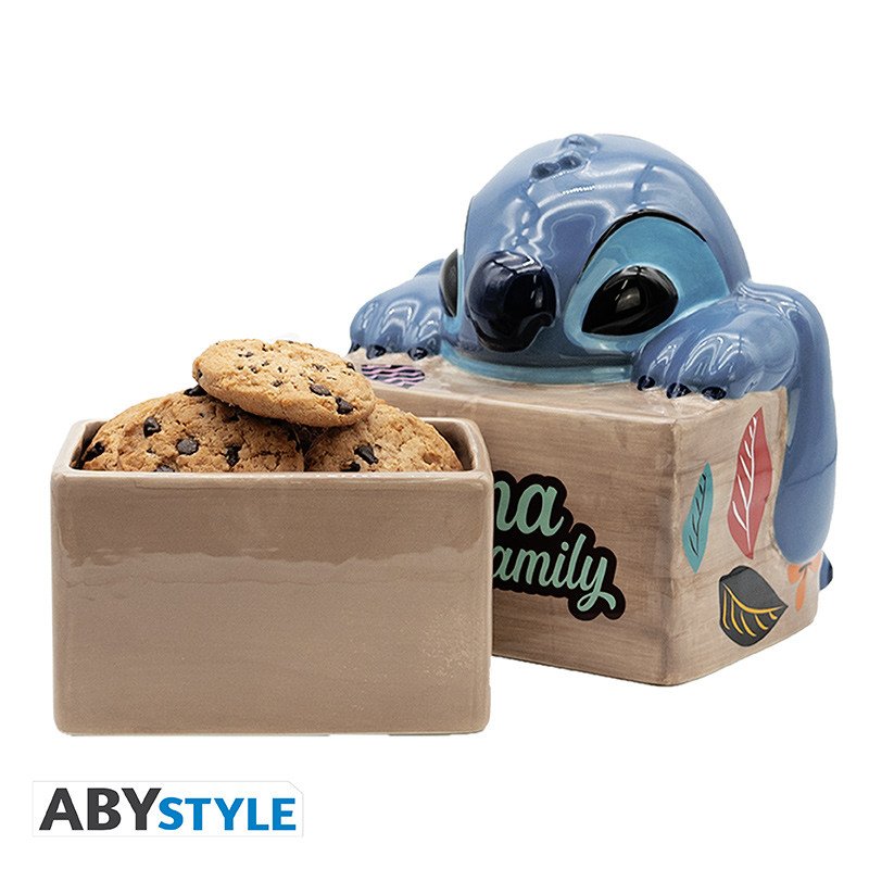 DISNEY - Boîte à cookies - Lilo & Stitch - "Ohana" - type-porte-cles