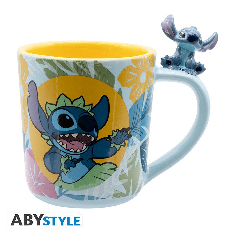 DISNEY - Mug 3D anse - Stitch hawaïen - cat-mugs-gouter