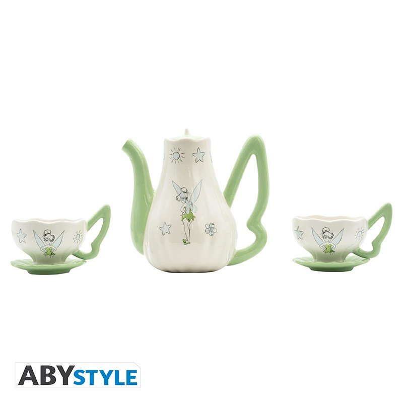 DISNEY - Théière - set avec tasses Clochette - type-porte-cles