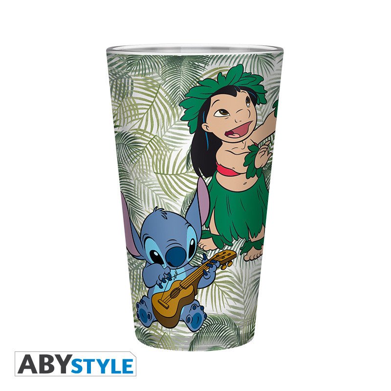 DISNEY - Verre XXL - 400 ml - Lilo & Stitch - type-verres-sous-verres