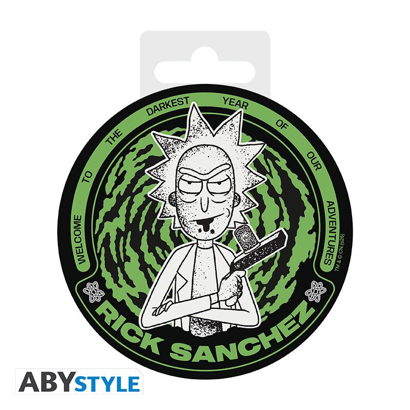 RICK AND MORTY - Dessous de verre en céramique "Rick Sanchez" - type-verres-sous-verres