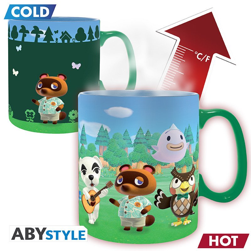 ANIMAL CROSSING - Mug Heat Change-460 ml-Bienvenue sur l'île carton - cat-mugs-cuisine
