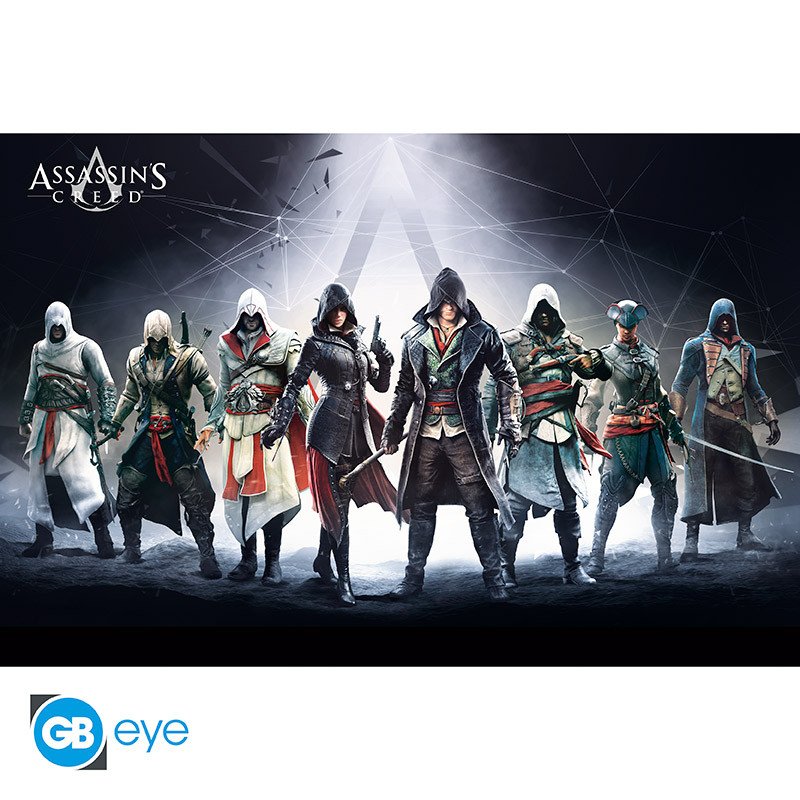 ASSASSIN'S CREED - Poster Maxi 91,5x61 - Personnages - type-posters-wallscrolls