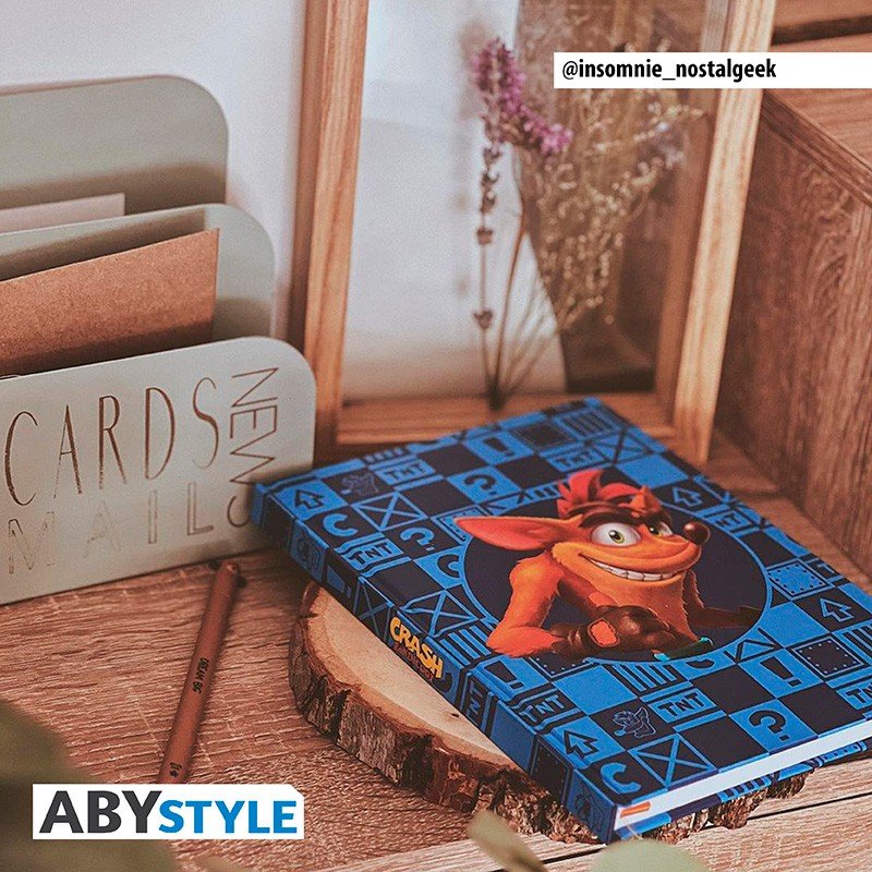 CRASH BANDICOOT - Cahier A5 "Crash & Coco" - Crash Bandicoot