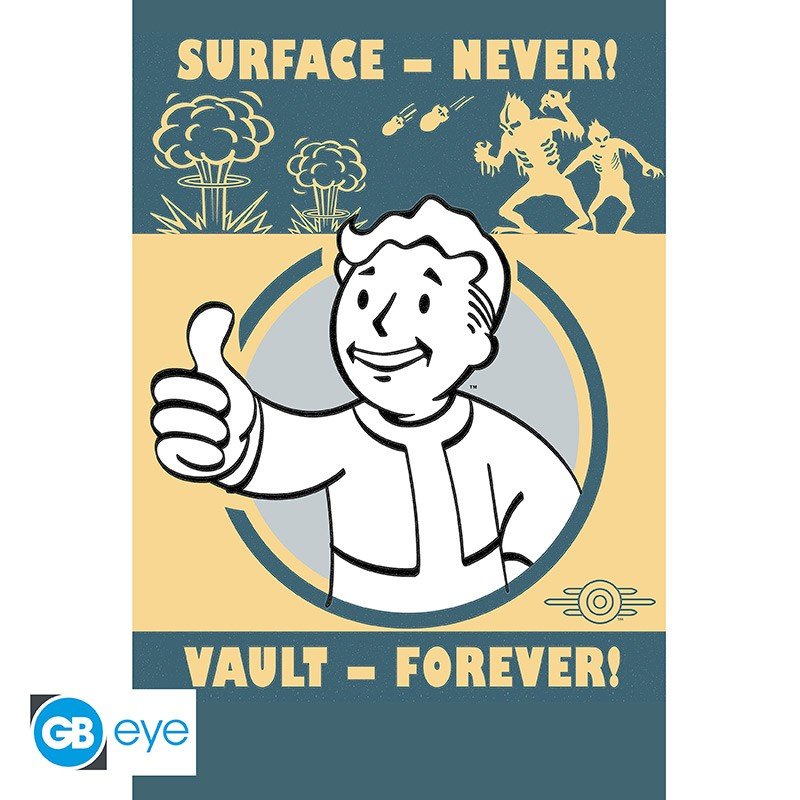 FALLOUT - Poster Maxi 91,5x61 FSC MIX - Vault Forever - type-posters-wallscrolls