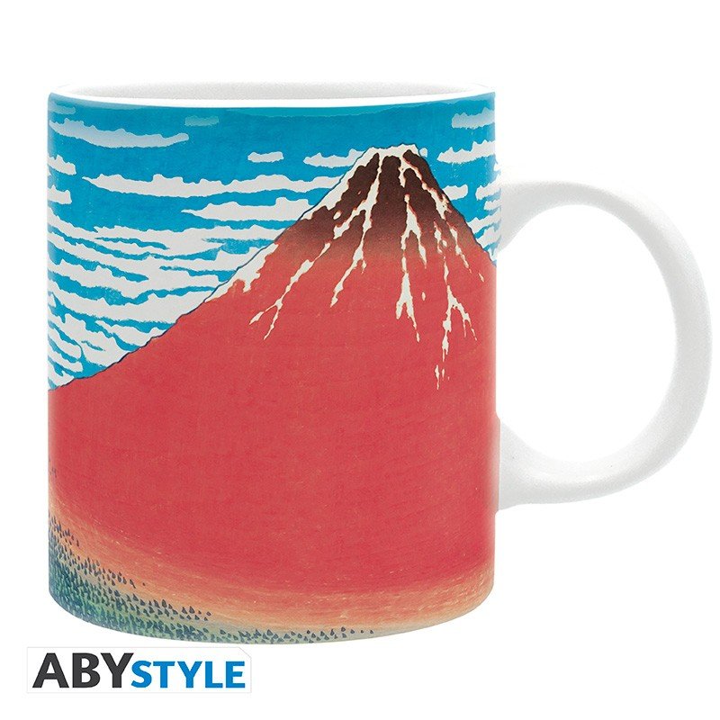 HOKUSAI - Mug - 320 ml - "Le Fuji Rouge" - subli mate - Hiroshige