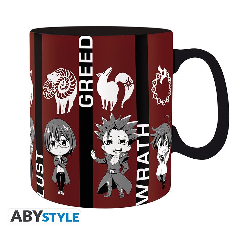 THE SEVEN DEADLY SINS - Mug - 460 ml - Chibi sins - boîte - The Seven Deadly Sins