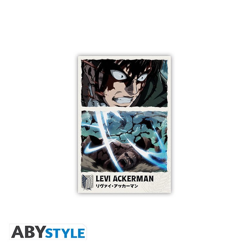 ATTACK ON TITAN - Aimant Standard - Levi Ackerman - attaque-des-titans - Goodies
