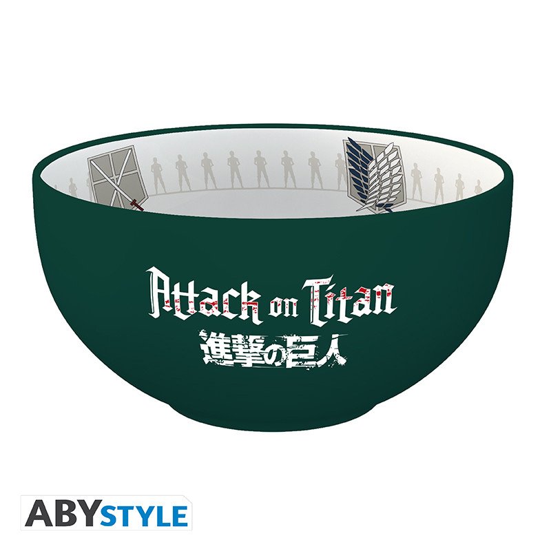 ATTACK ON TITAN - Bol - 600 ml - "Emblèmes S3" boîte carton - attaque-des-titans - Goodies