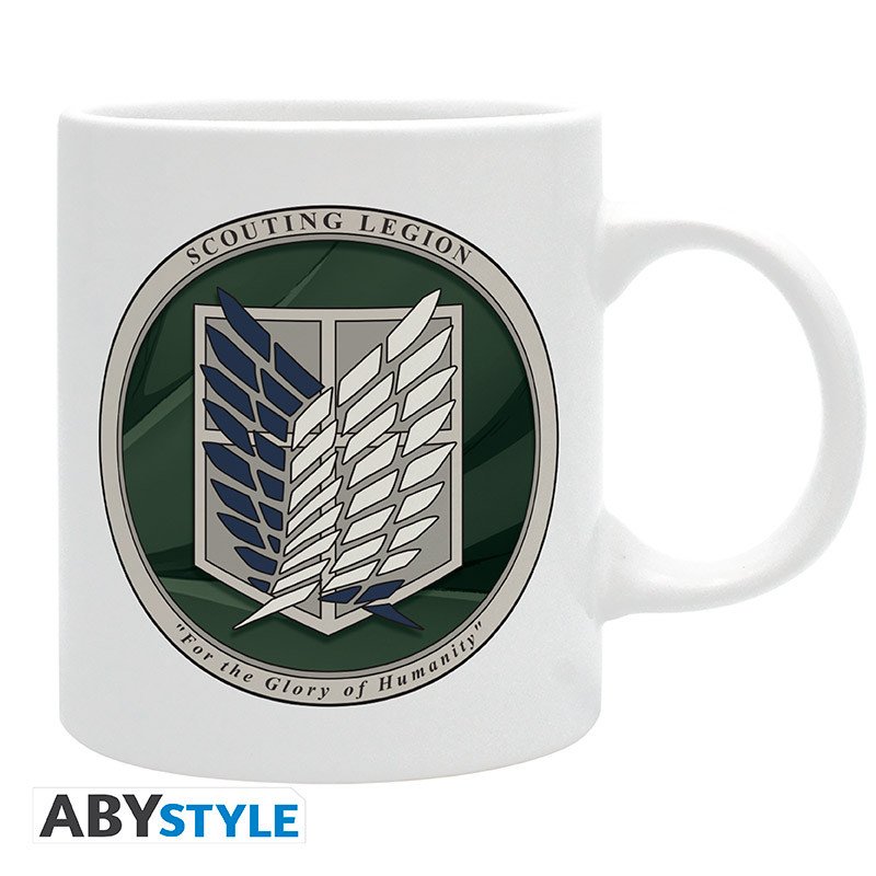 ATTACK ON TITAN - Mug - 320 ml - Bataillon d'exploration - subli - attaque-des-titans - Goodies