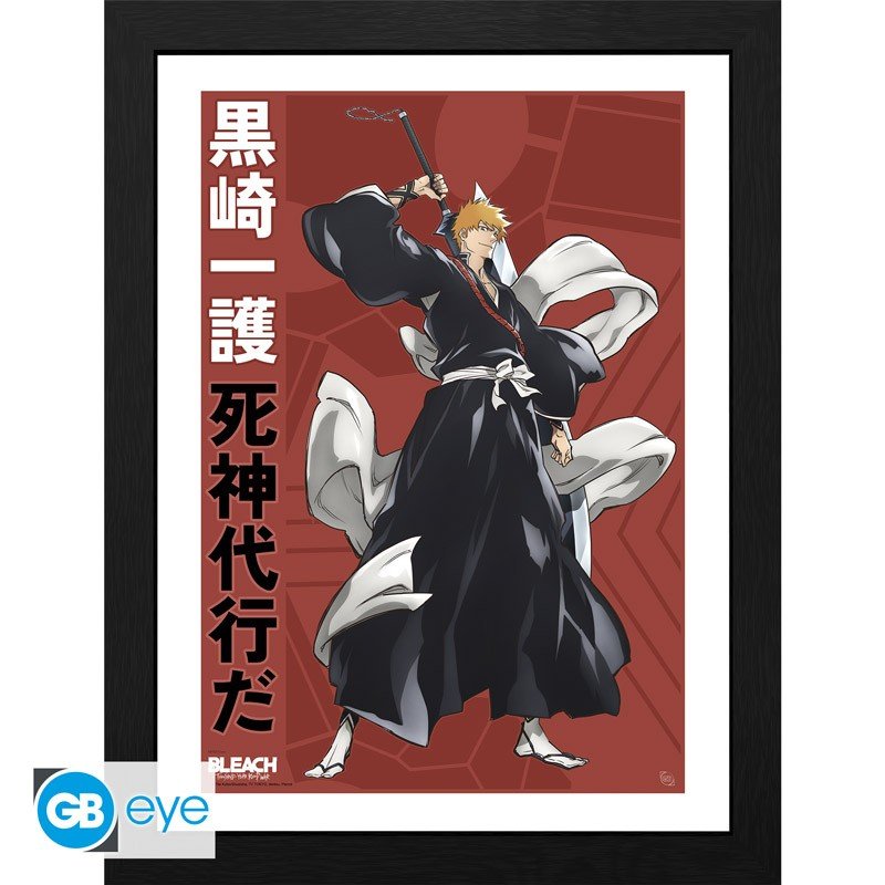 BLEACH TYBW - Tirage encadré "Ichigo" (30x40) - bleach - Goodies
